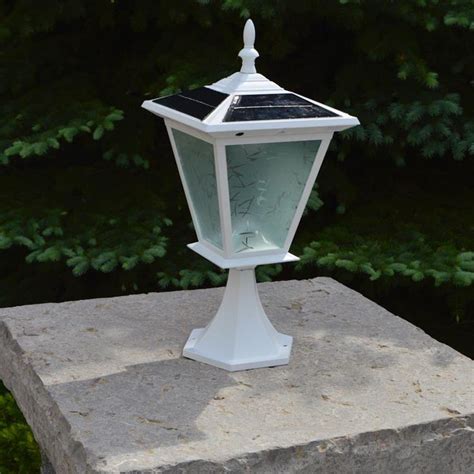 pillar light solar|solar lights for brick columns.
